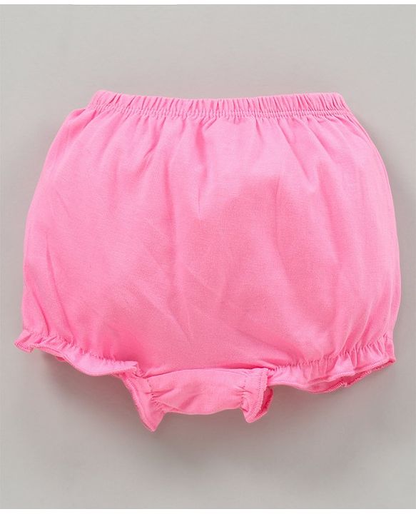 Babyhug Cotton Bloomers Printed Pack of 3- Multicolor