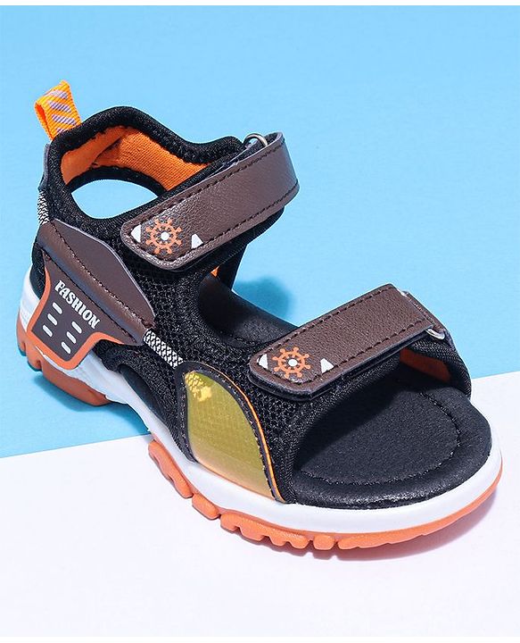 Cute Walk by Babyhug Sandals With Velcro Closure - Brown