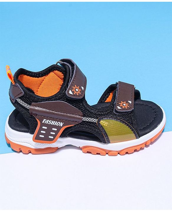 Cute Walk by Babyhug Sandals With Velcro Closure - Brown