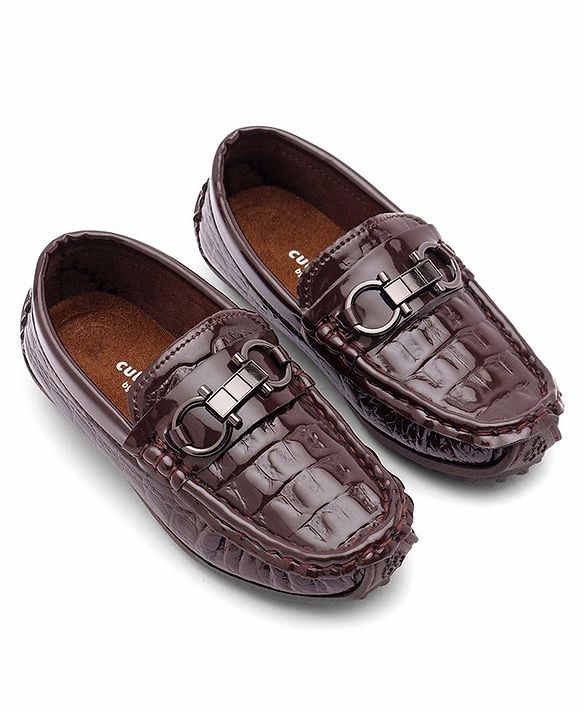 Cute Walk by Babyhug Formal Shoes - Coffee