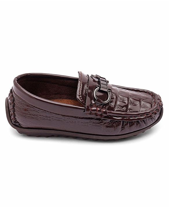 Cute Walk by Babyhug Formal Shoes - Coffee