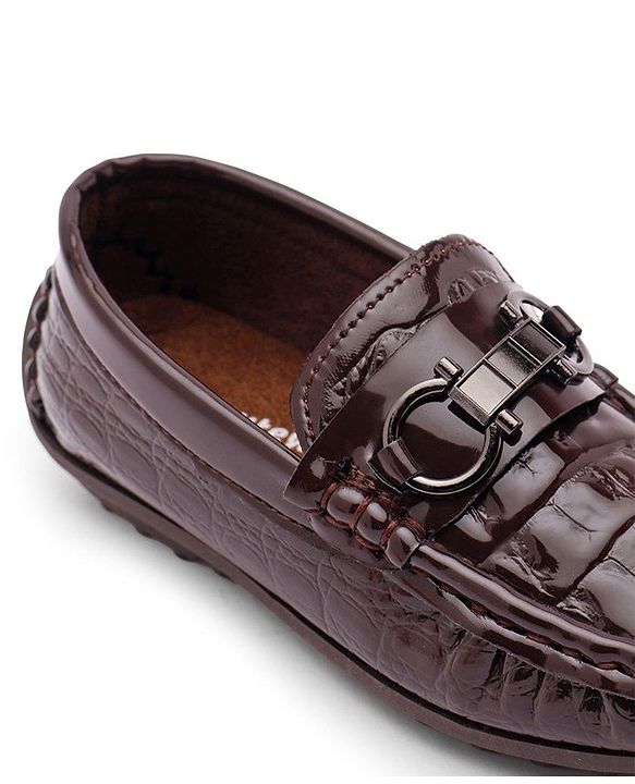 Cute Walk by Babyhug Formal Shoes - Coffee