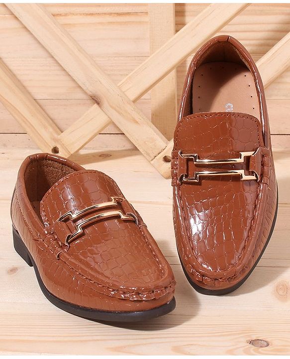 Cute Walk by Babyhug Party Wear Shoes - Brown