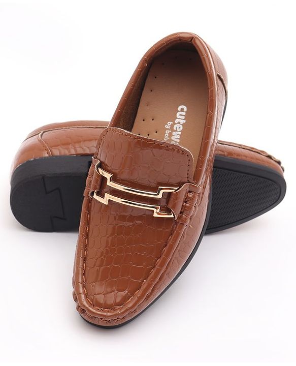 Cute Walk by Babyhug Party Wear Shoes - Brown