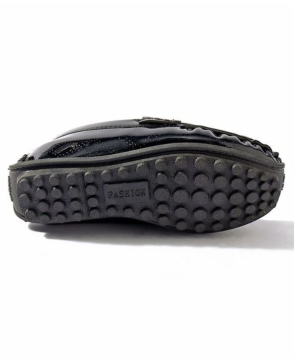 Cute Walk by Babyhug Slip On Party Wear Loafer Shoes - Dark Brown