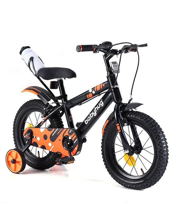 Babyhug Rapid Bicycle With Bell Red Black - 14 Inches