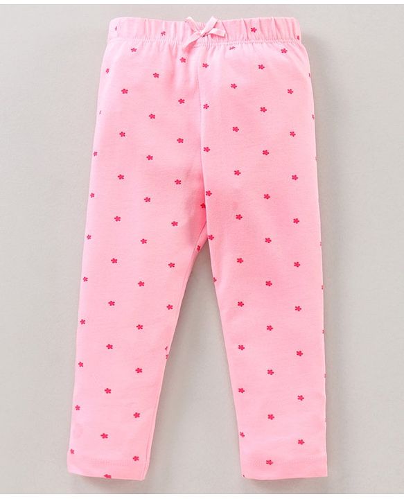 Babyhug Full Length All Over Print Leggings Pack of 2 - Multicolor