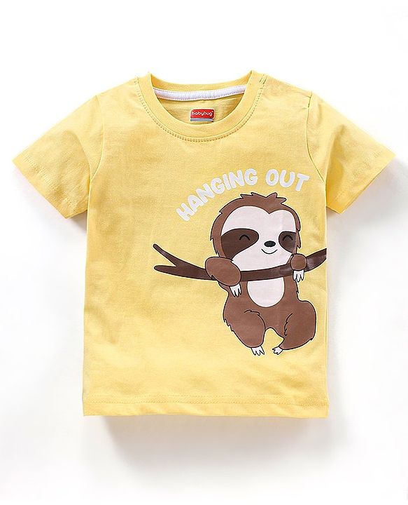 Babyhug Half Sleeves T-Shirts Multi Print Pack of 7 - Multicolor