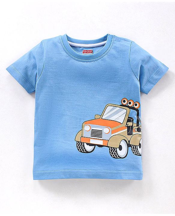 Babyhug Half Sleeves T-Shirts Multi Print Pack of 7 - Multicolor