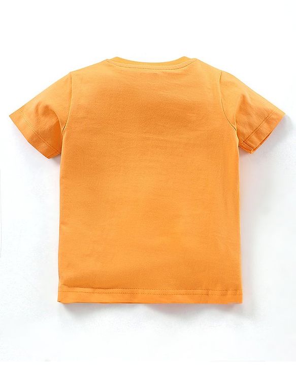 Babyhug Half Sleeves T-Shirts Multi Print Pack of 7 - Multicolor