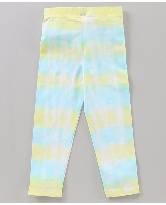 Babyhug Full Length Leggings Multi Print - Blue