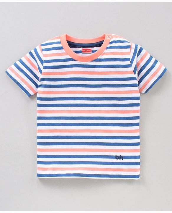 Babyhug Half Sleeves T-Shirts Dolphin Print Pack of 3 - Multicolor