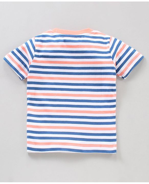 Babyhug Half Sleeves T-Shirts Dolphin Print Pack of 3 - Multicolor
