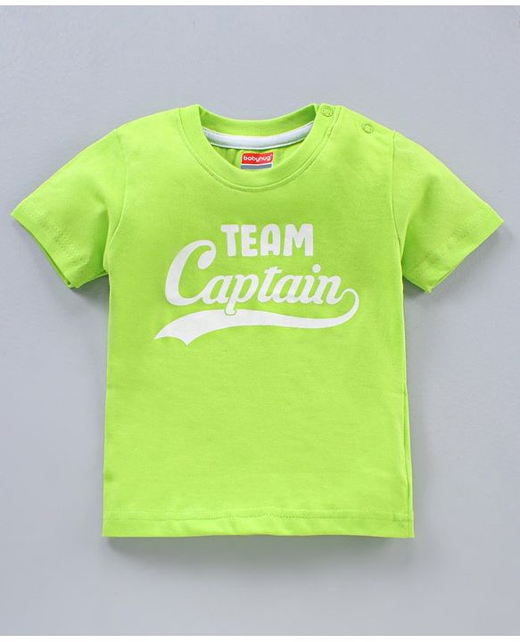 Babyhug Half Sleeves Cotton T-Shirts Placement Print Pack of 3- Multicolor