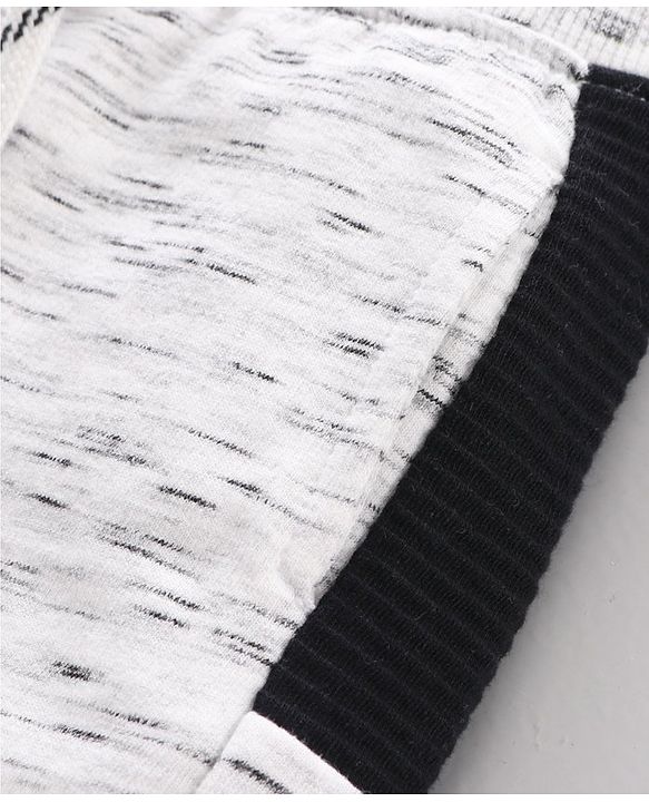 Babyhug Slub Knit Shorts - White