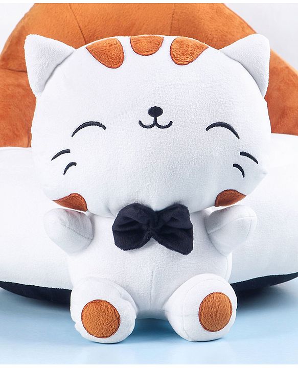 Babyhug Cat Shaped Soft Seat - Brown & White