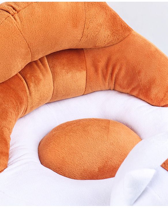 Babyhug Cat Shaped Soft Seat - Brown & White