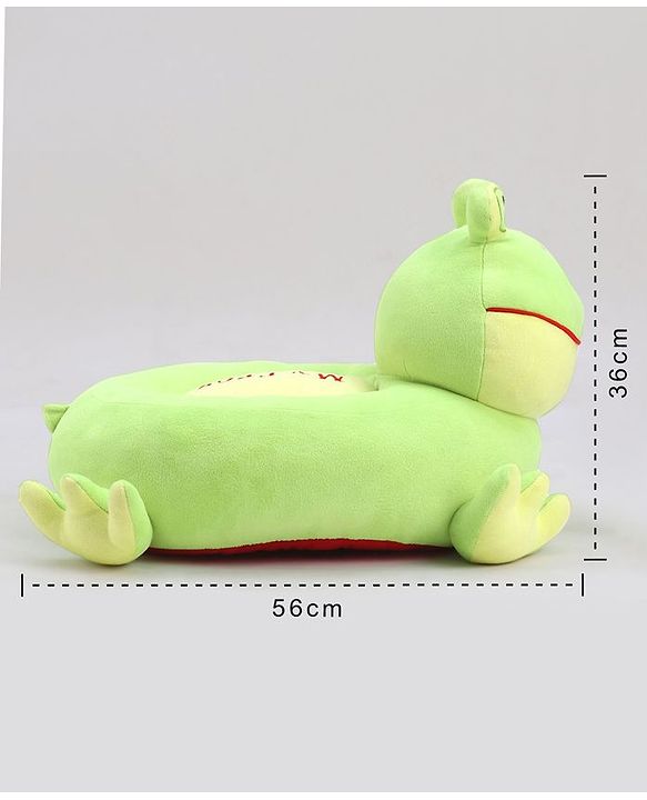 Babyhug Frog Shaped Soft Seat - Green