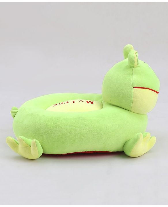 Babyhug Frog Shaped Soft Seat - Green