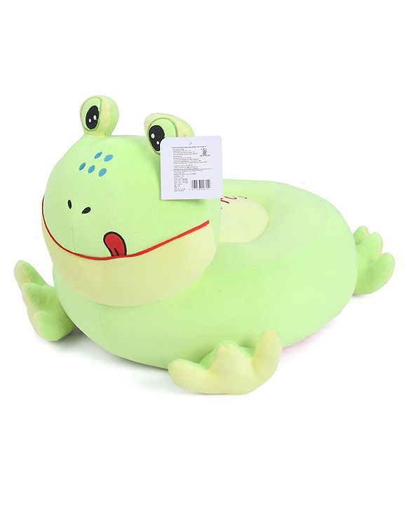 Babyhug Frog Shaped Soft Seat - Green