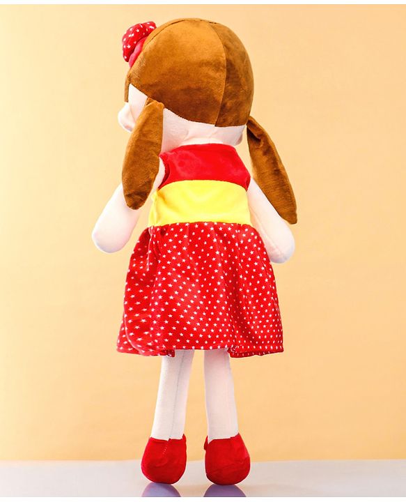 Babyhug Premium Elle Candy Doll | Cuddle and Huggable Soft Toy with Removable and  Washable Dress | Plush Toy Safe and Fun Gift for Kids | BIS Certified | Spark Imaginative Play | Red-Height 65 cm