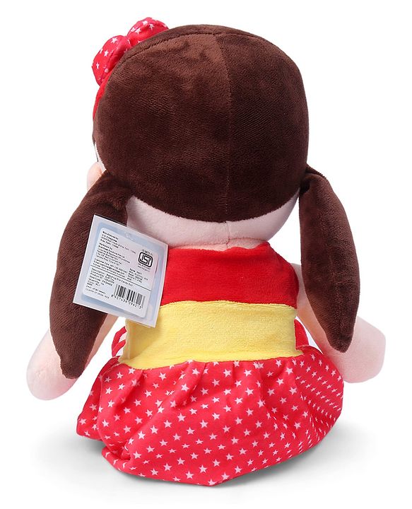 Babyhug Premium Elle Candy Doll | Cuddle and Huggable Soft Toy with Removable and  Washable Dress | Plush Toy Safe and Fun Gift for Kids | BIS Certified | Spark Imaginative Play | Red-Height 65 cm