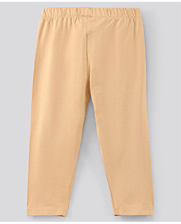 Pine Kids Organic Capri Length Solid Legging Pack of 3 - Black White Brown