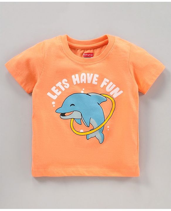 Babyhug Half Slevees T-Shirt With All Over Print Pack of 3 - Multicolour
