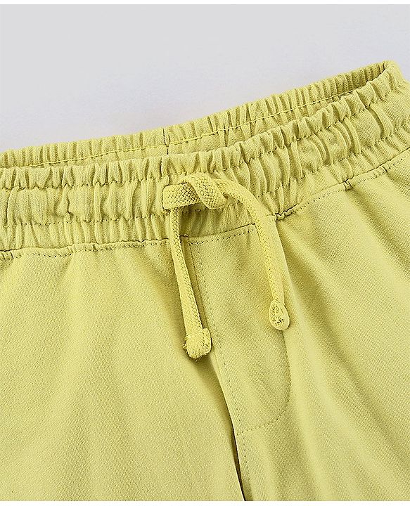 Pine Kids Full Length Solid Colour Lounge Pant - Lime