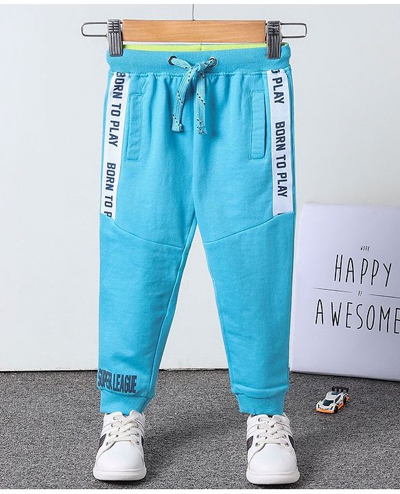 Babyhug Full Length Lounge Pant - Blue
