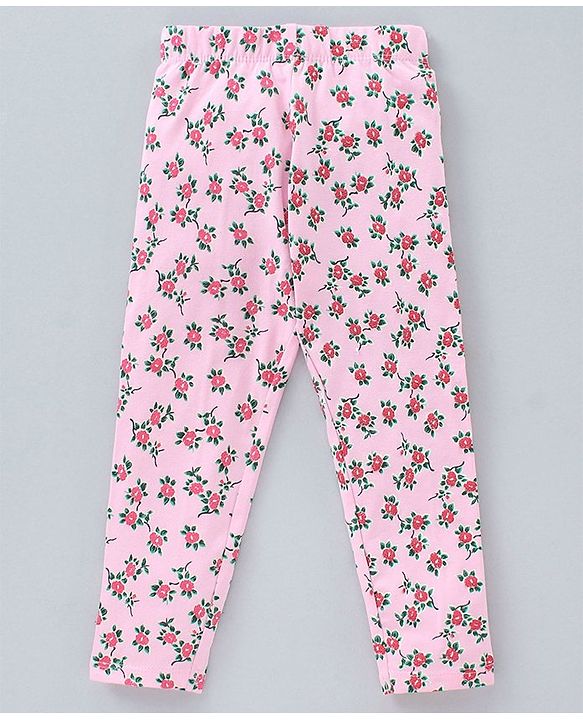Babyhug Full Length Leggings Pack of 3- Multicolor