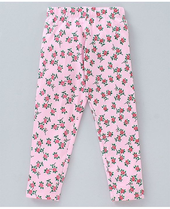 Babyhug Full Length Leggings Pack of 3- Multicolor
