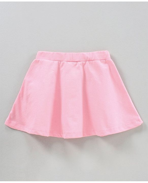 Babyhug Knee Length Skirt Marie Print - Pink