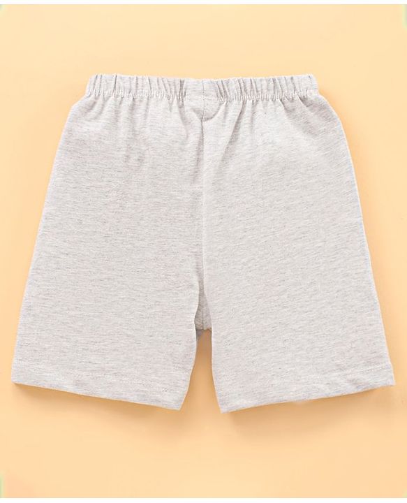 Babyhug Knee Length Shorts Pack of 2 - Blue Grey