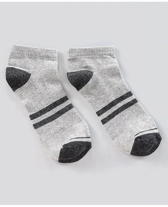 Pine Kids Anti Microbial Washed Stripe Socks Pack Of 5 - Multicolor
