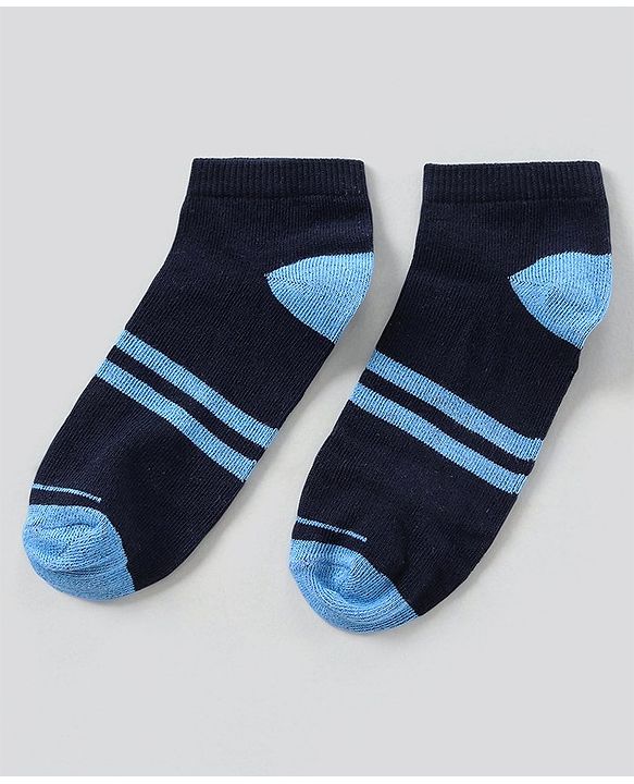 Pine Kids Anti Microbial Washed Stripe Socks Pack Of 5 - Multicolor
