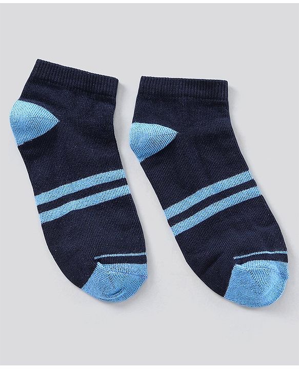 Pine Kids Anti Microbial Washed Stripe Socks Pack Of 5 - Multicolor