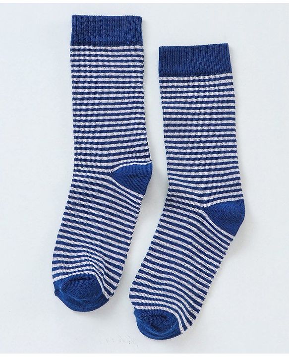Pine Kids Ankle Length Antimicrobial Socks Set of 3 - Blue