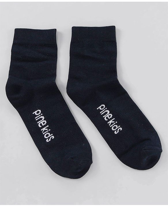 Pine Kids Ankle Length Striped Socks Pack of 5 - Blue