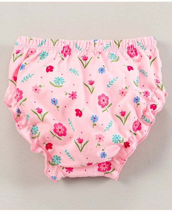 Babyhug Bloomers Pack of 3 - Multicolor
