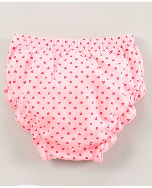 Babyhug Bloomers Multi Print Pack Of 3 - Pink Yellow