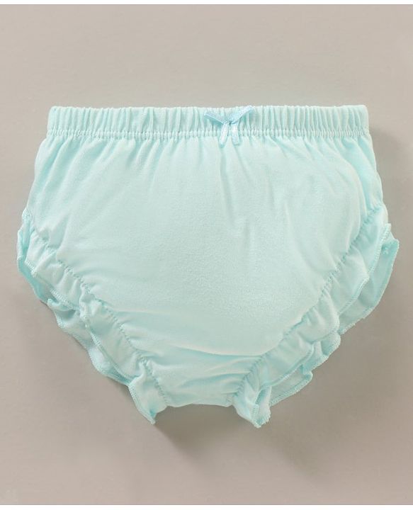Babyhug Cotton Solid Bloomer Pack Of 3 - Pink Blue & Yellow