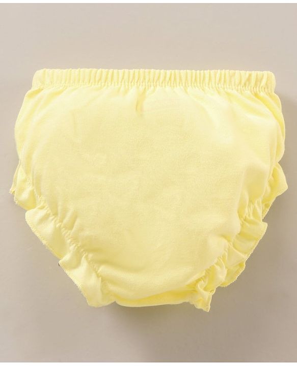 Babyhug Cotton Solid Bloomer Pack Of 3 - Pink Blue & Yellow