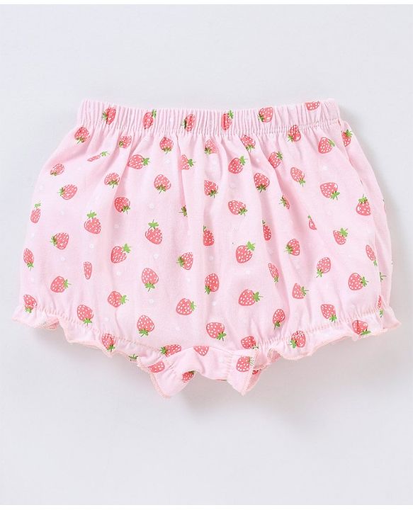 Babyhug Printed Bloomers Pack of 3 - Multicolor