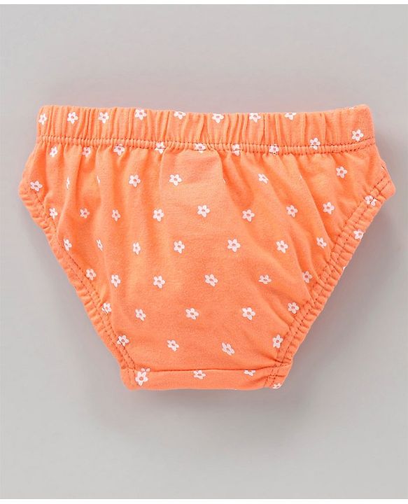 Babyhug 100% Cotton Panties Floral Print Pack of 7 - Multicolour