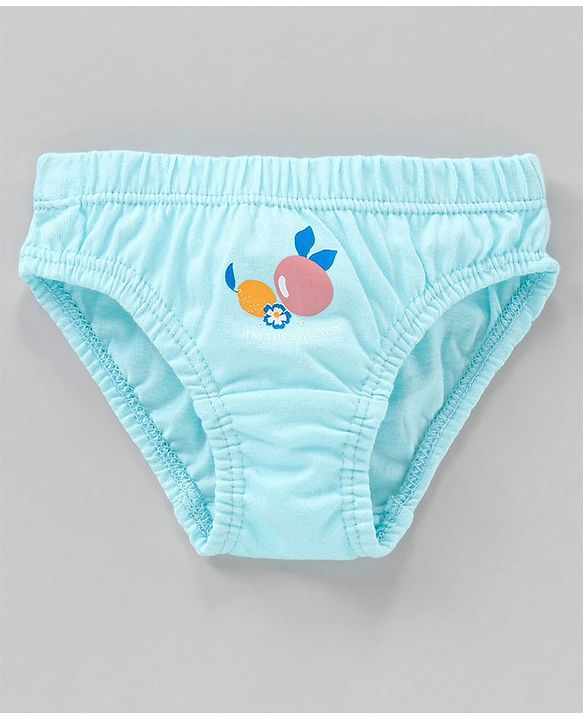 Babyhug 100% Cotton Panties Floral Print Pack of 7 - Multicolour