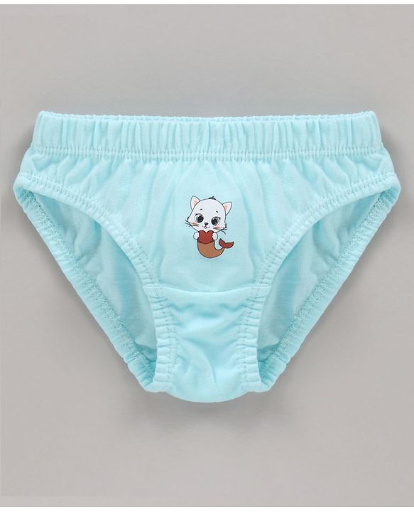 Babyhug Cotton Knit Printed Panties Pack Of 3 - Multicolour