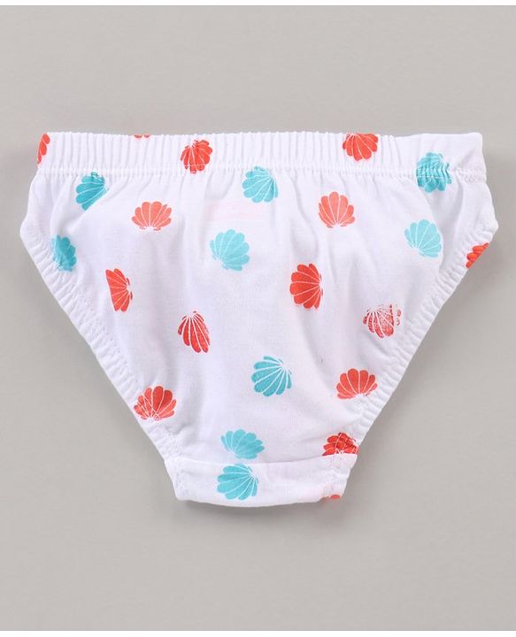Babyhug Cotton Knit Printed Panties Pack Of 3 - Multicolour