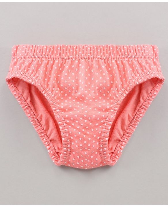 Babyhug Cotton Knit Printed Panties Pack Of 3 - Multicolour