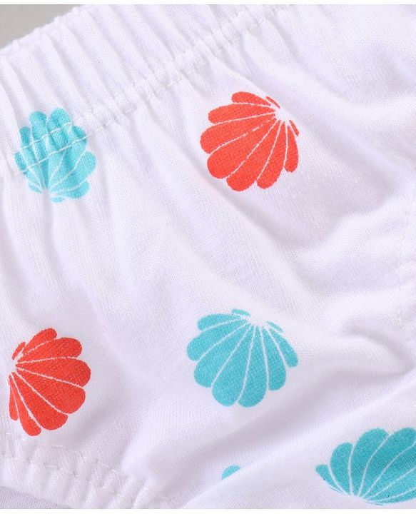 Babyhug Cotton Knit Printed Panties Pack Of 3 - Multicolour